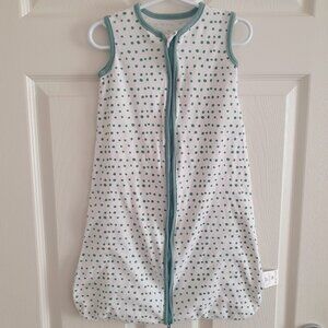 DaysU Cotton Baby Sleep Sack Size M(6-12 Months) Green Dots